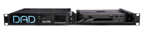 DAD Core 256 ja Mac Mini rack-asennussarjassa
