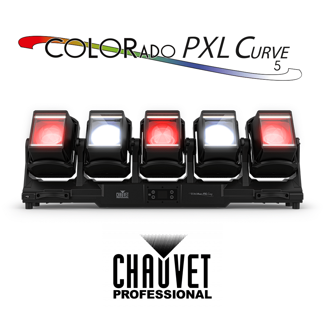 Chauvet Professional COLORado PXL Curve 5 -pikselivalaisin edestä kuvattuna