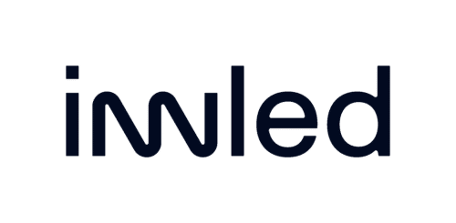 Tummansininen INNLED-logo