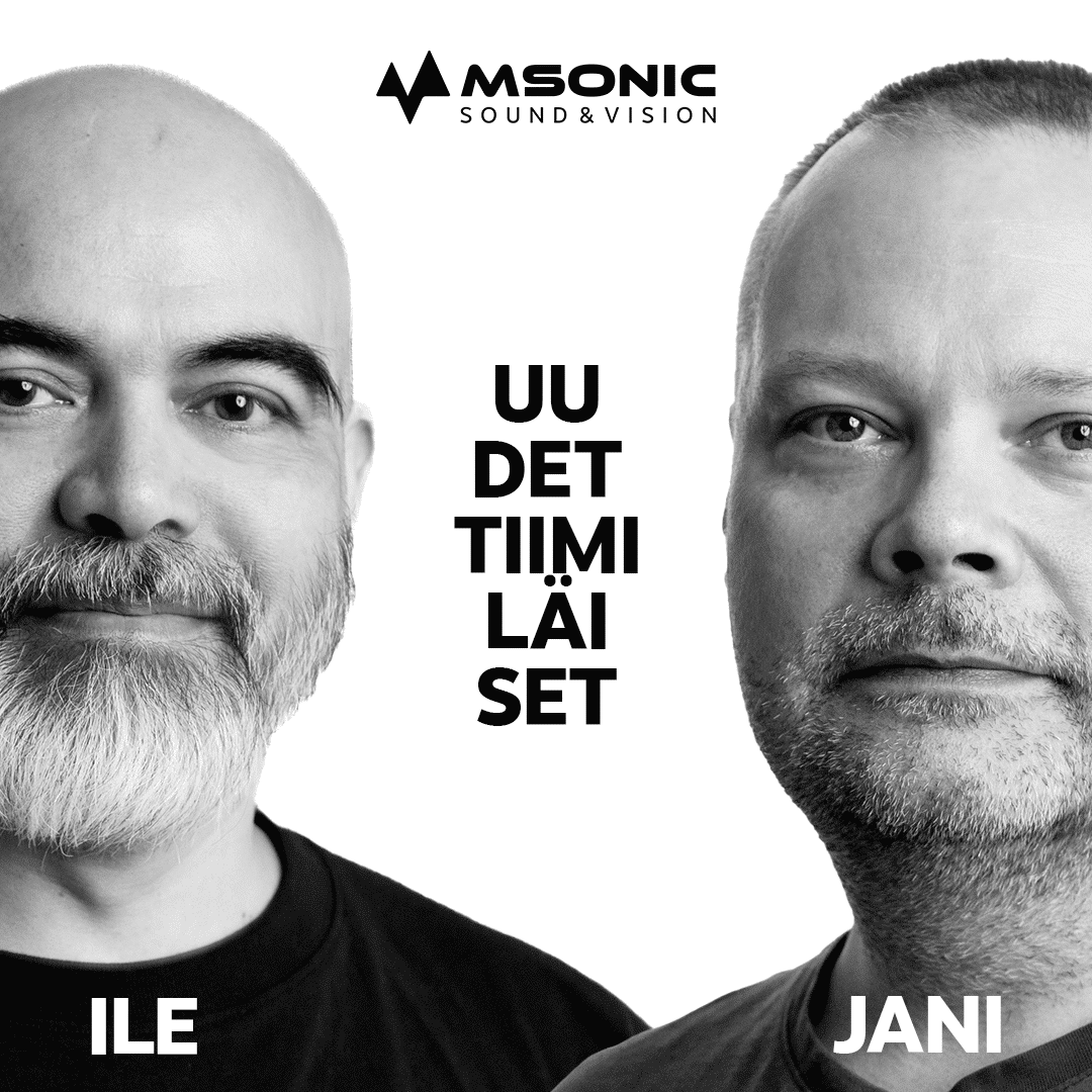 msonicin uudet tiimiläiset Ile ja Jani lähikuvissa