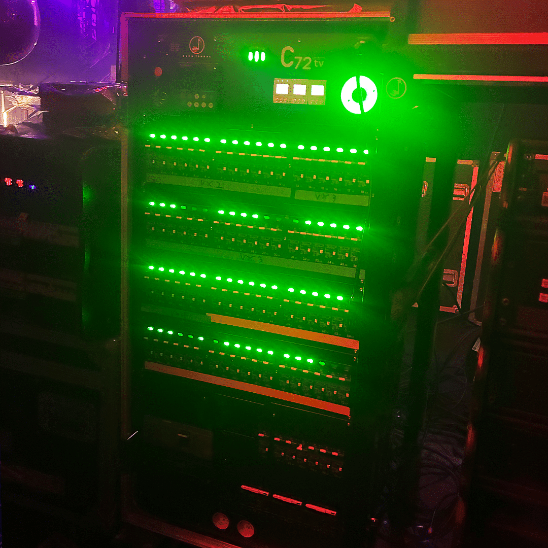 StageSmarts C72tv -distro läheltä kuvattuna.